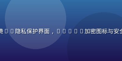 网页版免费91隐私保护界面，HTTPS加密图标与安全防护说明